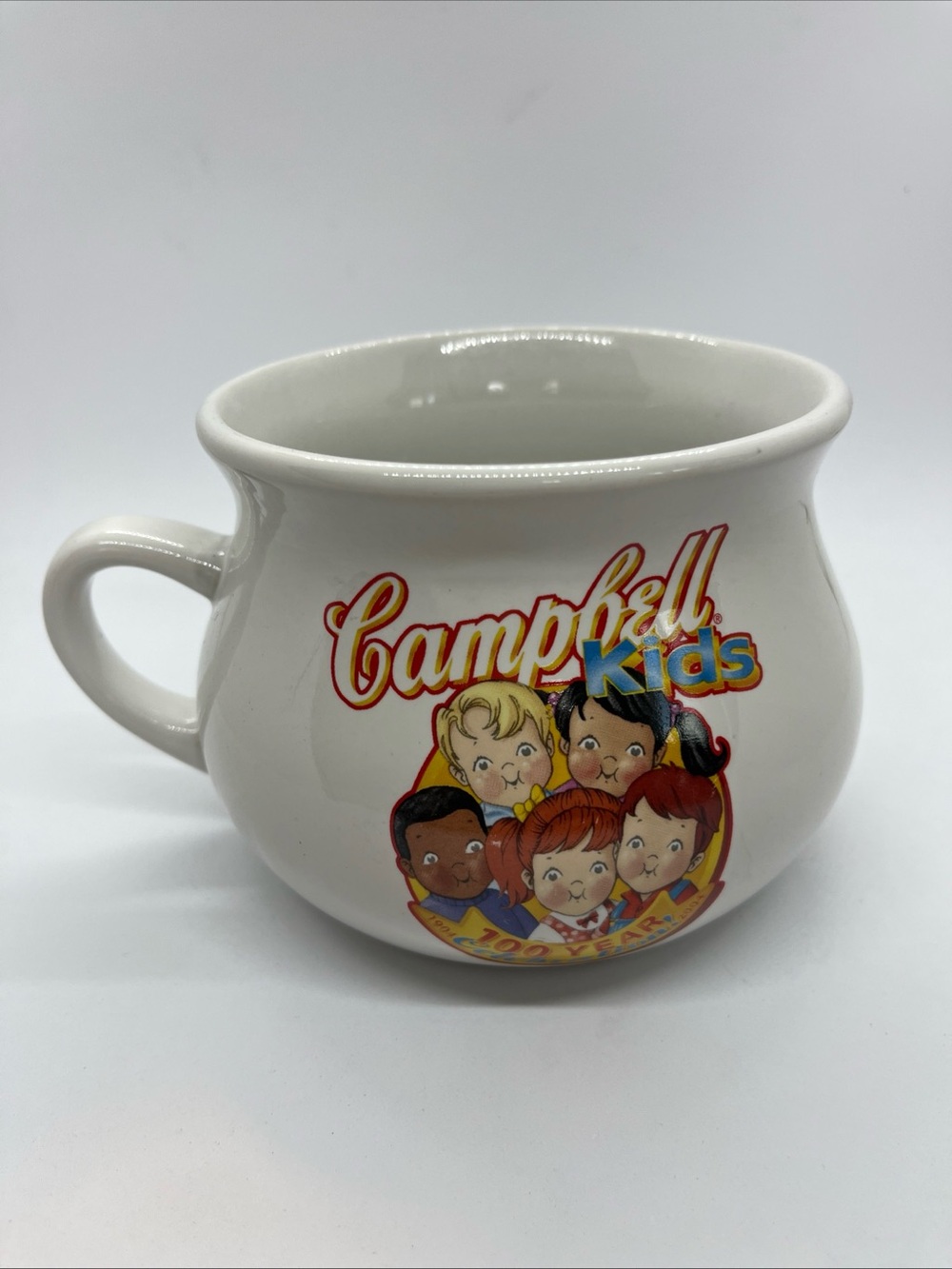 2003 Campbell's Kids 100 Celebration Year Soup Mug Bowl  24oz